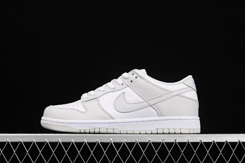 All Categories Nk SB Dunk Series Nk SB Dunk Low Low-top Sneakers J Version Nk SB Dunk Low White and Light Gray Color Low-top Casual Sports Skateboard Shoes DD1503-103
